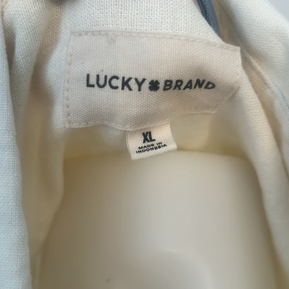 Lucky Brand Shirt Long Sleeve Safari Shirt NEW size XL - Picture 4 of 6